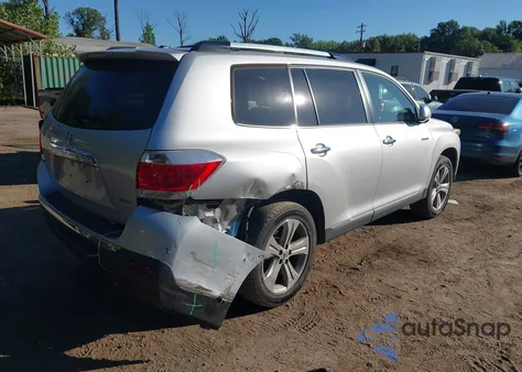 2012 Toyota Highlander Limited V6 z USA, uszkodzony, nr VIN 5TDDK3EH0CS139459